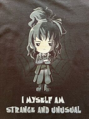 Beetlejuice Lydia Deetz Chibi Character Graphic Tee by Teeturtle